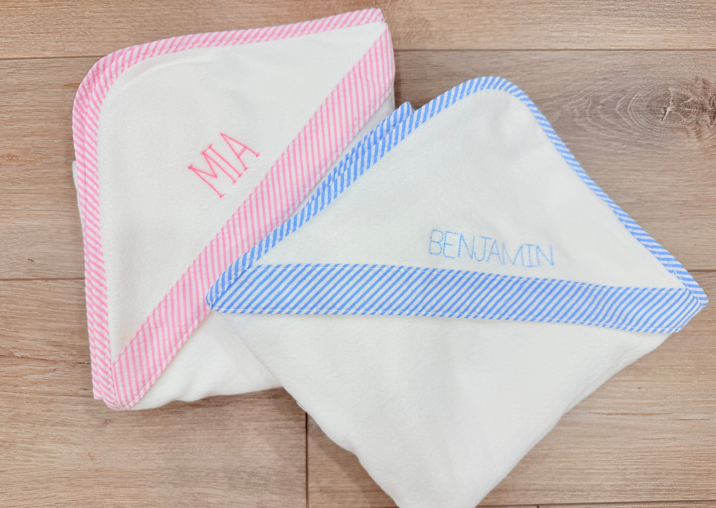 Gingham Hooded Towels